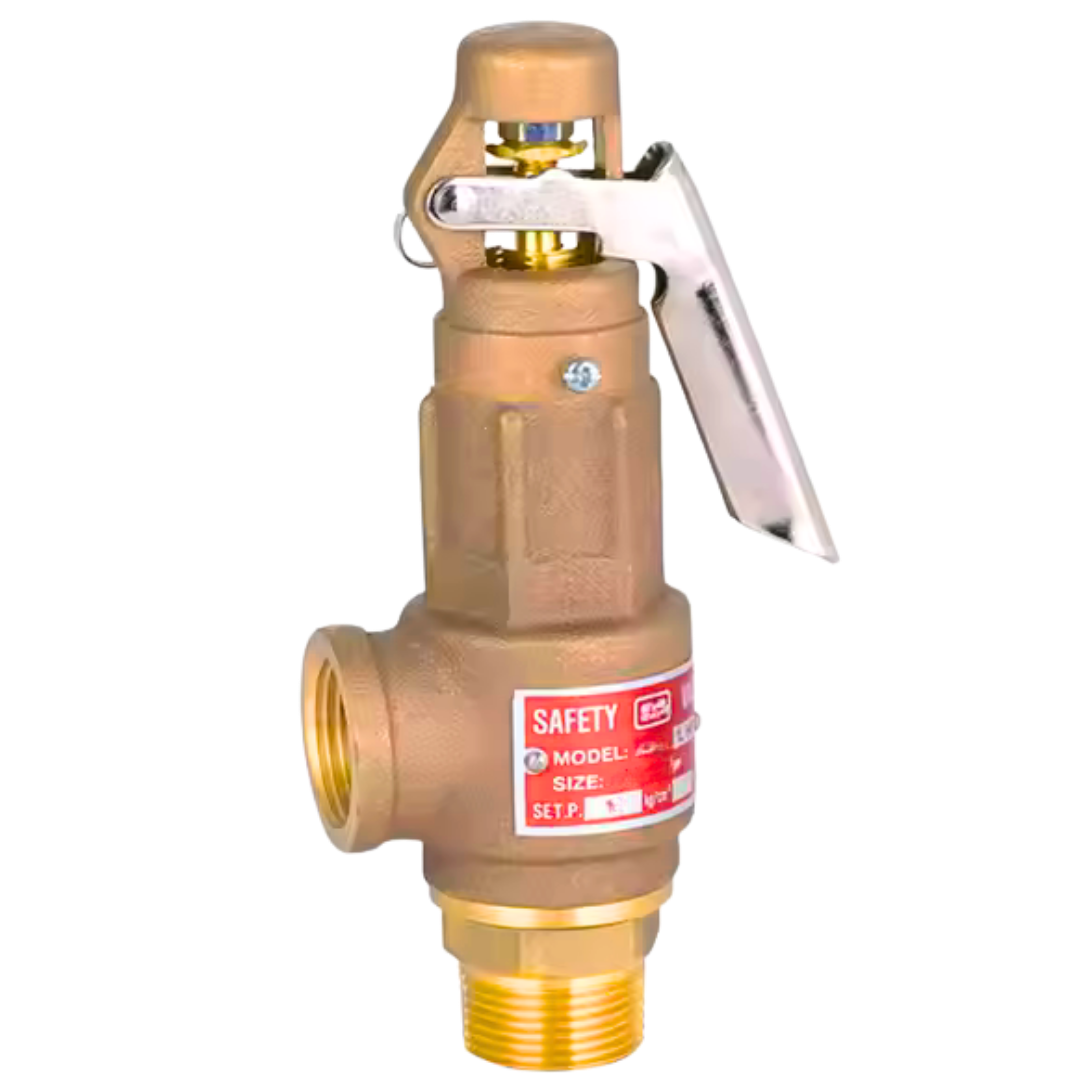Válvula de segurança para autoclave com alavanca
